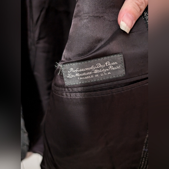 Vintage Christian Dior Monsieur Tweed Blazer Men's 42R - Picture 4 of 6